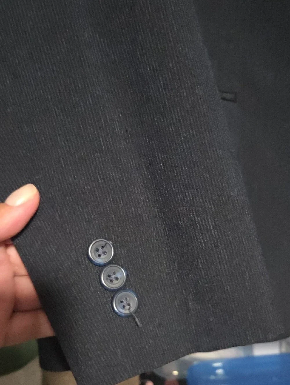 Van Heusen Navy Blue Kids Blazer. 14 Husky.  Like New